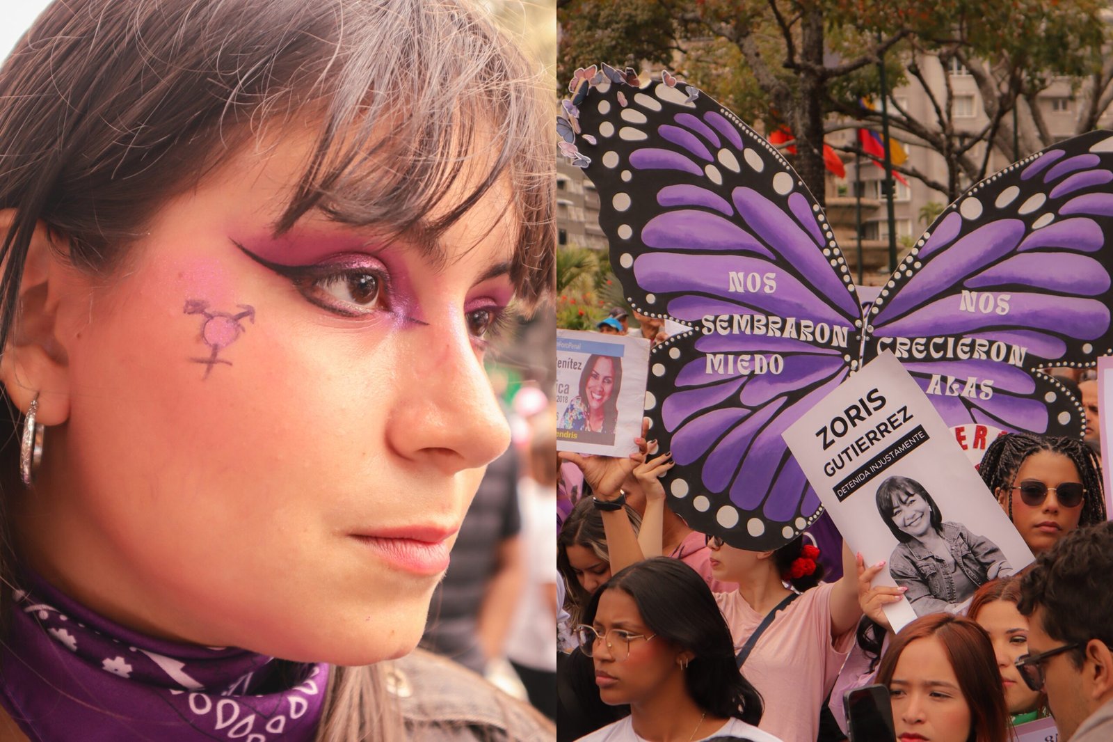 Feministas y activistas marcharon en Caracas por el 8M