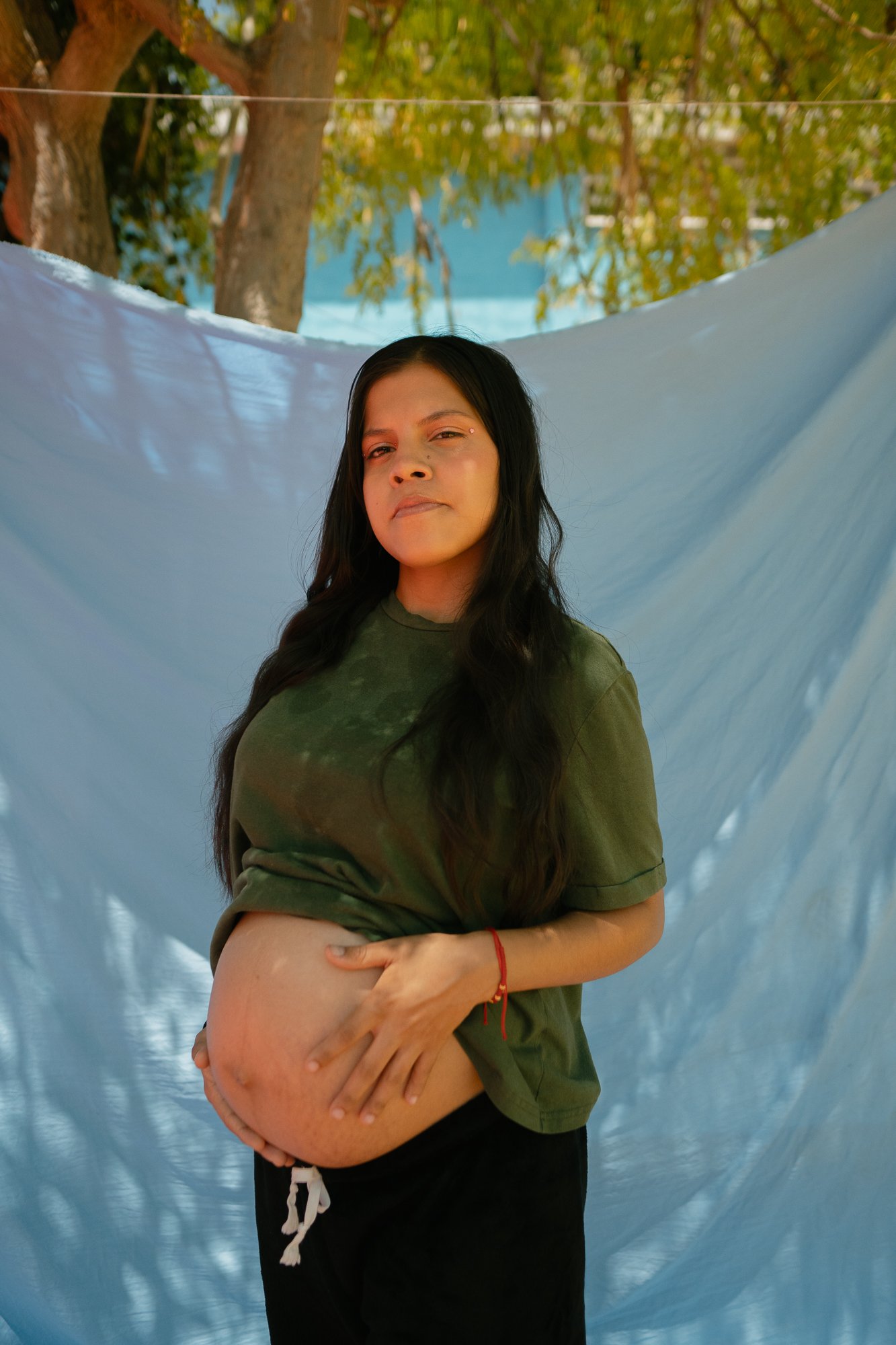 Mujeres embarazadas tras terremotos en Venezuela